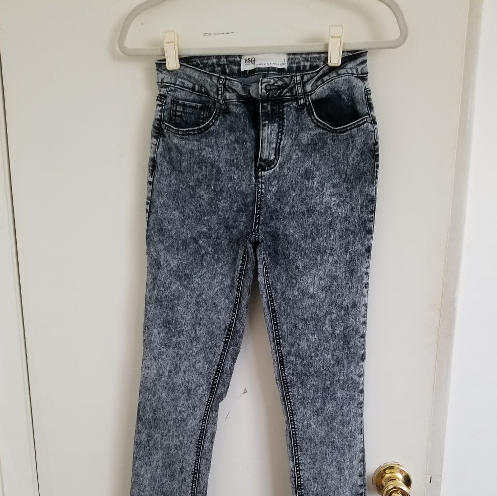 RSQ Acid wash skinny jeans